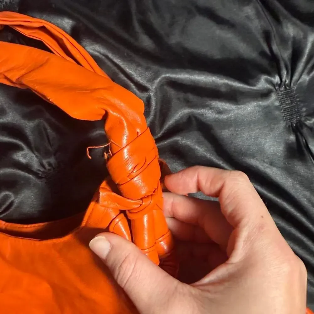 Lulu orange faux